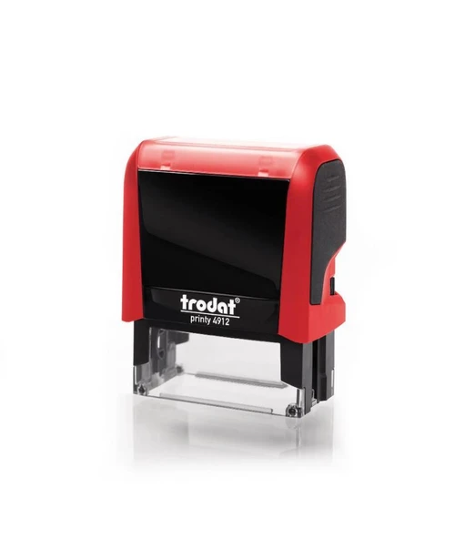 Trodat Standart Boş Kaşe Otomatik 47X18Mm Kırmızı Kasa Kırmızı Keçe 4912 ürün görseli 1