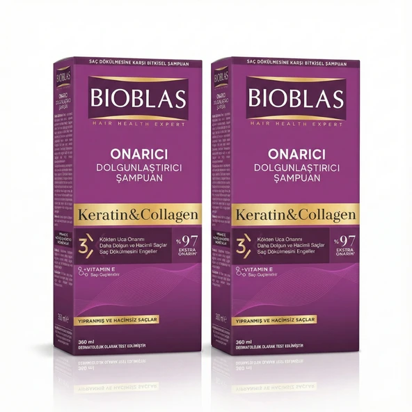 Bioblas Keratin & Collagen Şampuan 2'li Fırsat Paket ürün görseli 1
