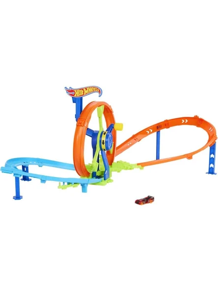 Hot Wheels Oyuncak Hızlı Fırlatma Ve Döngü Parkuru Oyun Seti ürün görseli 1