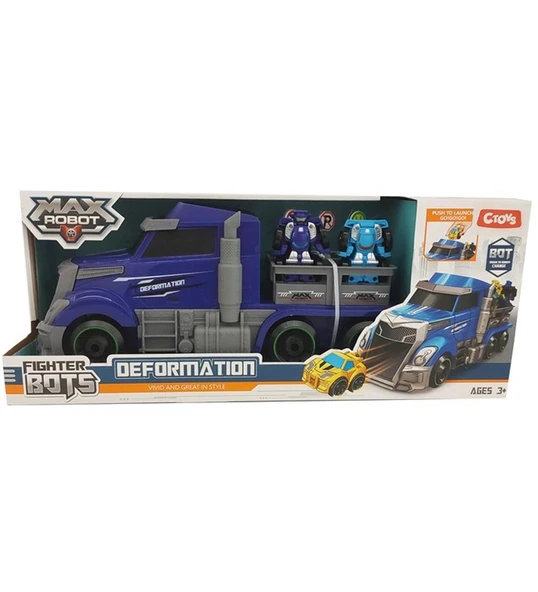 Ctoy Oyuncak Taşıyıcı Tır ve Robota Dönüşebilen Mini Araçlar L017-8 (Karışık Model 1 Adet) ürün görseli 1