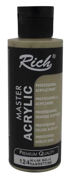 Rich Akrilik Boya 120 Cc Kum Beji 120-124 ürün görseli 1