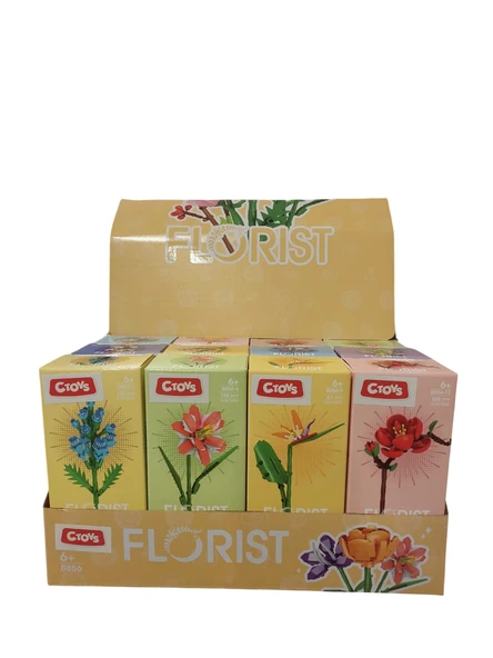 Ctoy Oyuncak Çiçek Lego Bloklar 8856 (Karışık Model, 1 Adet) ürün görseli 1