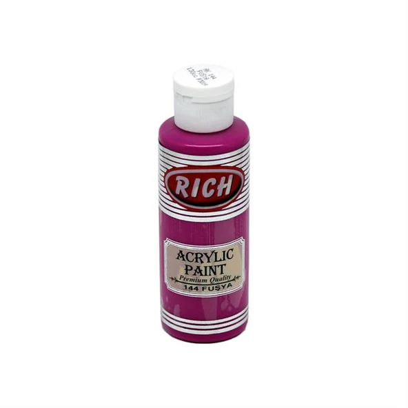 Rich Akrilik Boya 120 Cc Fuşya Akr-120-144 ürün görseli 1