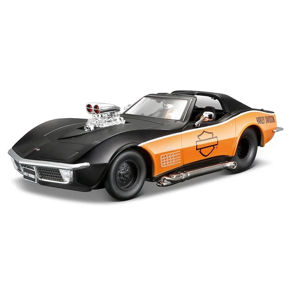 Maisto Oyuncak Model Araba 1:24 Harley-Davidson 1970 Corvette 32193 ürün görseli 1