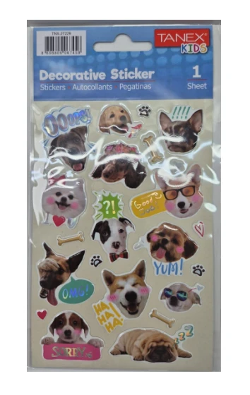 Tanex Puffy İnstagram Köpekleri Serisi Stickers Tnx-27229 ürün görseli 1