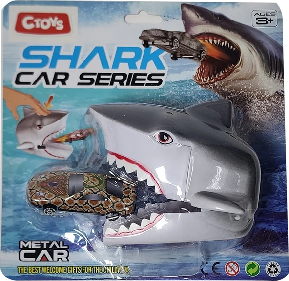 Ctoy Oyuncak Shark Metal Araba Kz958-402A (Karışık Model 1 Adet) ürün görseli 1