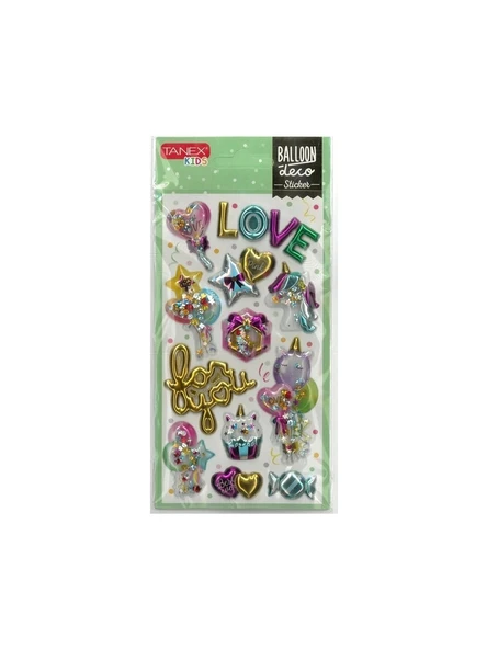 Tanex Balon-4 Serisi Etiket Sticker Tnx-26004 ürün görseli 1