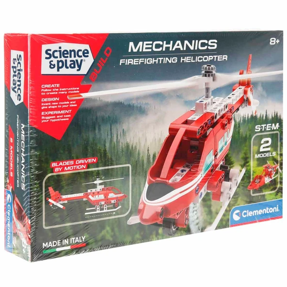 Clementoni Oyuncak Mekanik Laboratuvarı - Firefighting Helicopter 75075TR ürün görseli 1