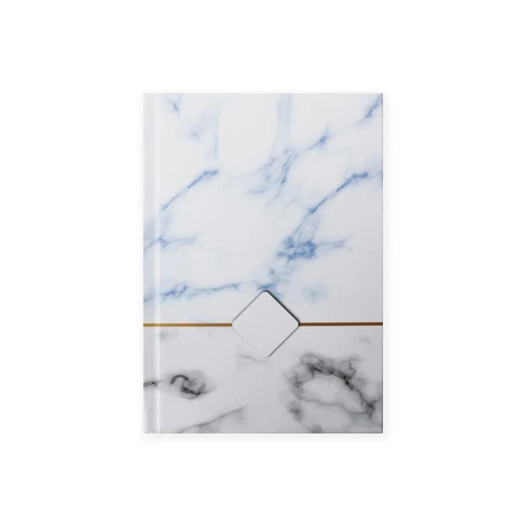 Keskin Color 14X20Cm 64 Yaprak Çizgili Sert Kapak Ciltli Marble Not Defteri 414641-99 ürün görseli 1