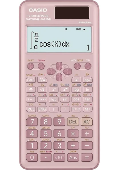 Casio Fonksiyonlu Hesap Makinesi Pembe Fx-991Es Plus ürün görseli 1