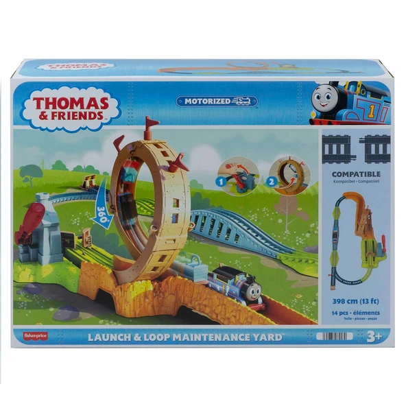 Mattel Oyuncak Thomas ve Arkadaşları Çemberde Dönüş Eğlencesi Oyun Seti MTL-HJL20 ürün görseli 1