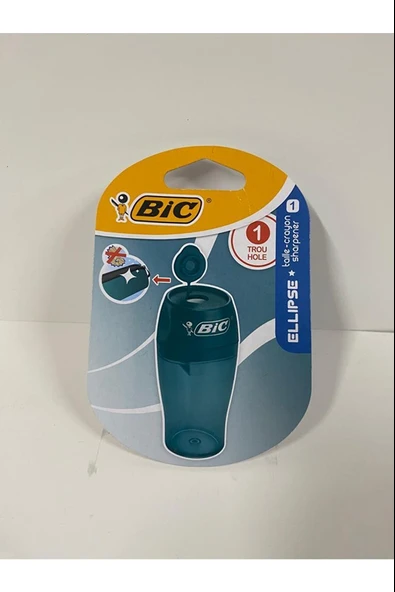 Bic Kalemtıraş Ellipse Kapaklı Teklı Blister 9373901 (Karışık Renk 1 Adet) ürün görseli 1