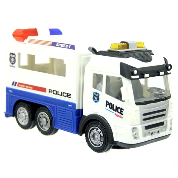 Can Toys Oyuncak Işıklı ve Sesli Polis Kamyon ürün görseli 1