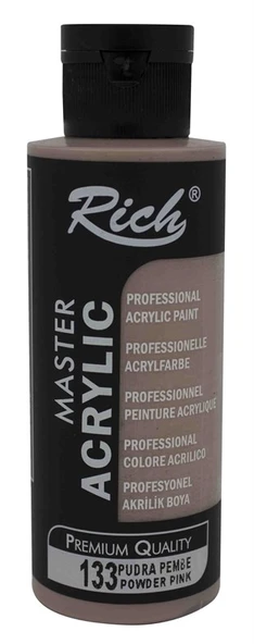 Rich Akrilik Boya 120 Cc Pudra Pembe 120-133 ürün görseli 1