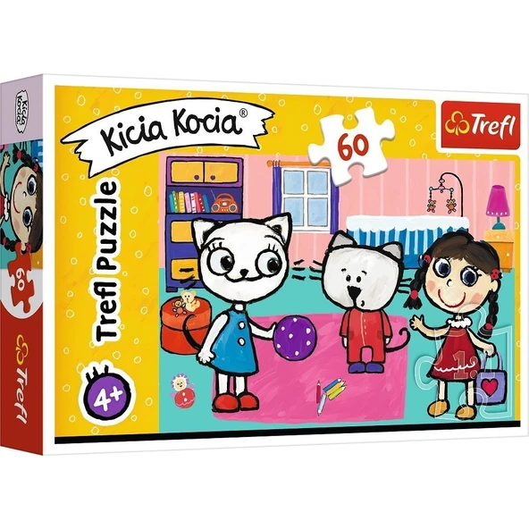 Trefl Puzzle 60 Parça Puzzle Kittykit With Friends 17343 ürün görseli 1