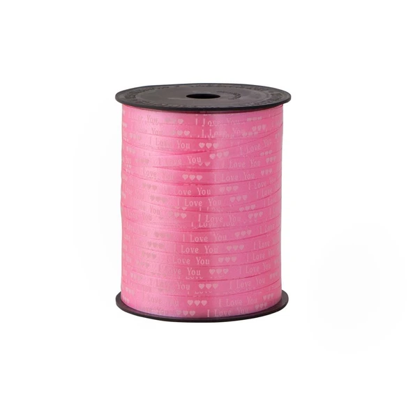 Vagon Rabant (Rafya) 5 Mm X 200 Metre Pembe İ Love You 4062 (2 Li Paket) ürün görseli 1