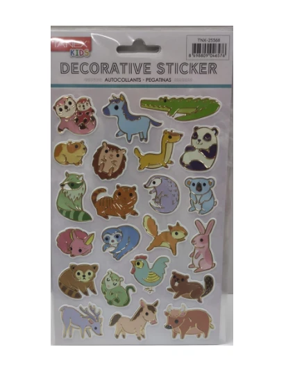 Tanex Yaldızlı Canlılar Serisi Puffy Etiketi Stickers Tnx-25368 ürün görseli 1