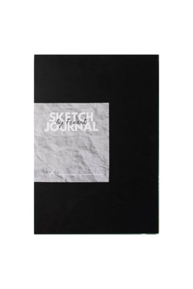 Fanart Academy Sketch Eskiz Çizim Defteri Journal 110 Gr 60 Yaprak A6 Siyah ürün görseli 1