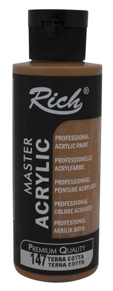 Rich Akrilik Boya 120 Cc Terra Cotta Akr-120-147 ürün görseli 1