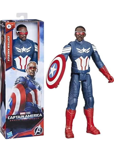 Hasbro Cap Nwo Titan Hero Sw Cap Titan Hero Serisi Captain America Aksiyon Figürü 30 Cm ürün görseli 1