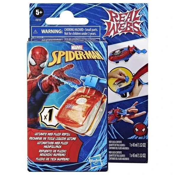 Hasbro Oyuncak Spiderman Ağ ve Su Fırlatıcı Yedek Paket F8735 ürün görseli 1