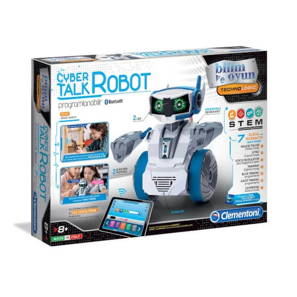 Clementoni Oyuncak Robotik Laboratuvarı Cyber Talk Robot CLE-64447 ürün görseli 1