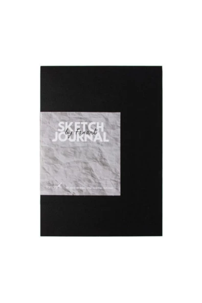 Fanart Academy Sketch Eskiz Çizim Defteri Journal 110 Gr 60 Yaprak A4 Siyah ürün görseli 1