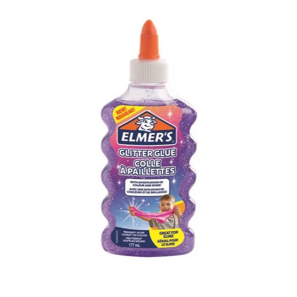 Elmer S Simli Yapıştırıcı Mor 177 Ml El-2077253 ürün görseli 1