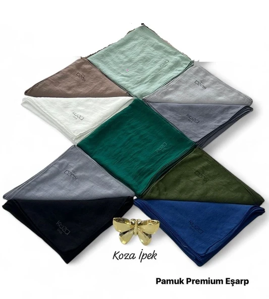 Bilmar Pamuk Premium Eşarp 95 x 95 Cm x 10 Adet ürün görseli 1