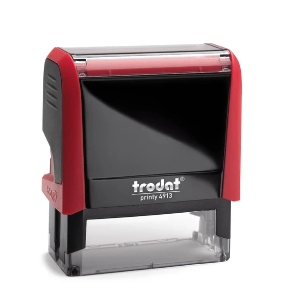 Trodat P4 Boş Kaşe 58 X 22Mm Kırmızı Gövde, Kırmızı Keçe 4913 ürün görseli 1