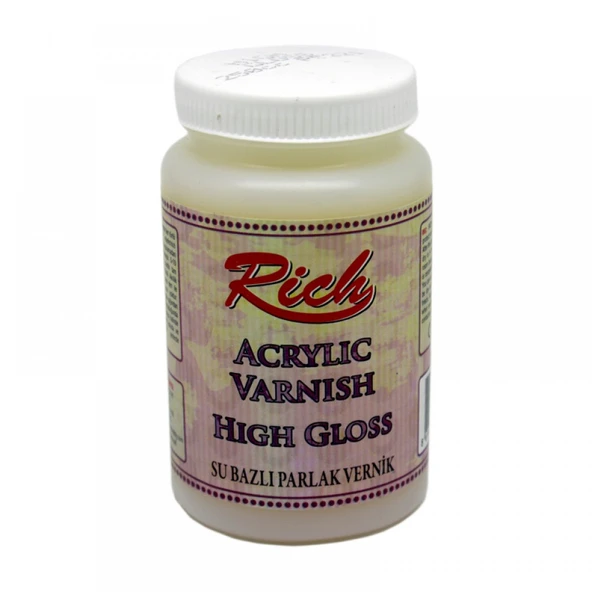 Rich Vernik Su Bazlı Parlak High Gloss 250 Cc Kavanoz 250-2520 ürün görseli 1