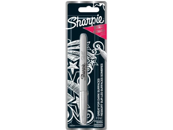 Sharpie Markör Permanent Kalem Metalik Gümüş Tekli Bls 1986004 ürün görseli 1