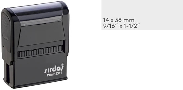 Sırdaş 4311 Standart Boş Kaşe Otomatik 14X38Mm ürün görseli 1