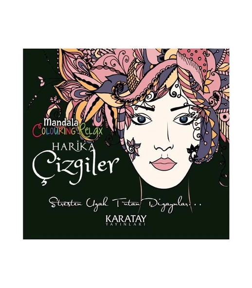 4E Boyama Kitabı Harika Çizgiler Mandala Karatay 153-00-0157 ürün görseli 1