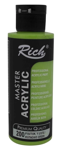 Rich Akrilik Boya 120 Cc Fıstık Yeşili 120-200 ürün görseli 1