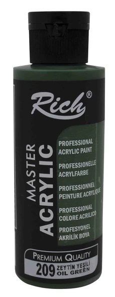 Rich Akrilik Boya 120 Cc Zeytin Yeşili 120-209 ürün görseli 1