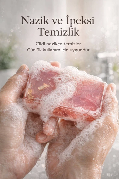 Gül Özlü Cilt Bakım Sabunu - 120 gr - Resim 5