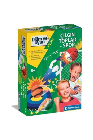 Clementoni Oyuncak Çılgın Toplar - Spor - Bilim ve Oyun 64323 ürün görseli 1