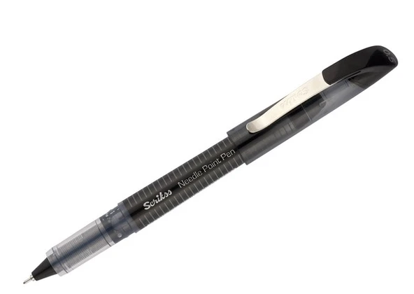 Scrikss Roller Kalem Needle Point Su Bazlı İğne Uç 0.5 MM Siyah (12 Li Paket) NP-68 ürün görseli 1