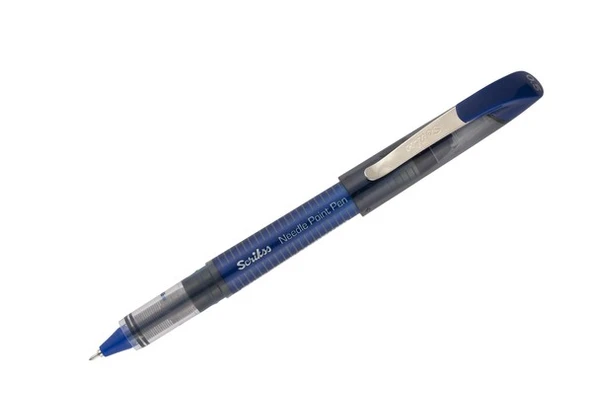 Scrikss Roller Kalem Needle Point Su Bazlı İğne Uç 0.5 MM Mavi (12 Li Paket) NP-68 ürün görseli 1