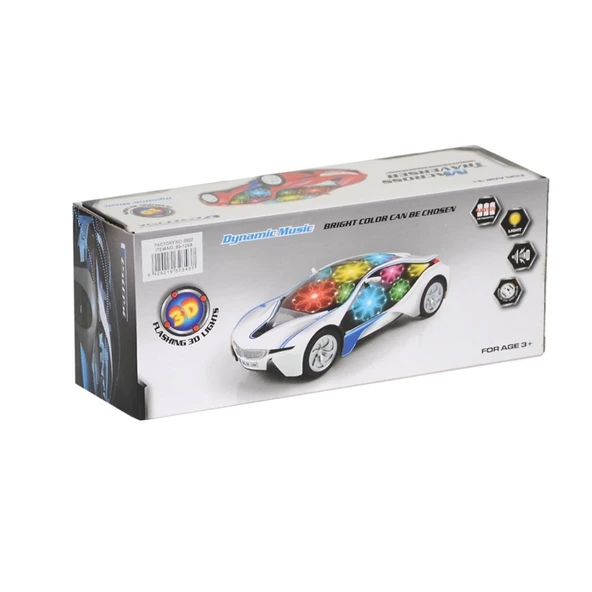 Ctoy Oyuncak 3D Işıklı Pilli ve Sesli Araba 89-128B ürün görseli 1