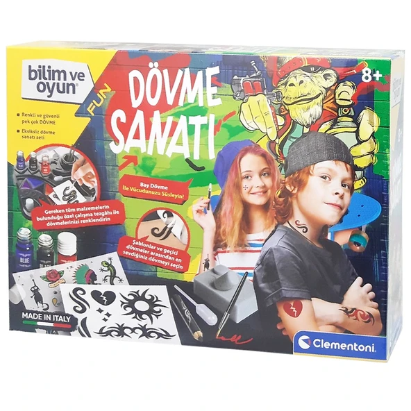 Clementoni Oyuncak Bilim ve Oyun Dövme Sanatı 64329 ürün görseli 1