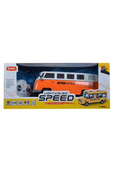 Ctoy Oyuncak Işıklı ve Sesli Otobüs Wl-168B ürün görseli 1