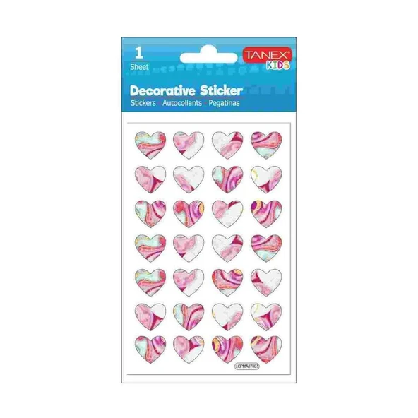 Tanex Kalp Serisi Etiketi Stickers Tnx-25100 ürün görseli 1