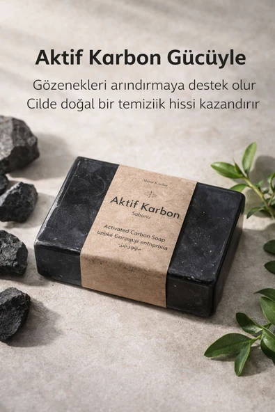 Aktif Karbon Özlü Cilt Bakım Sabunu - 120 gr ürün görseli 1