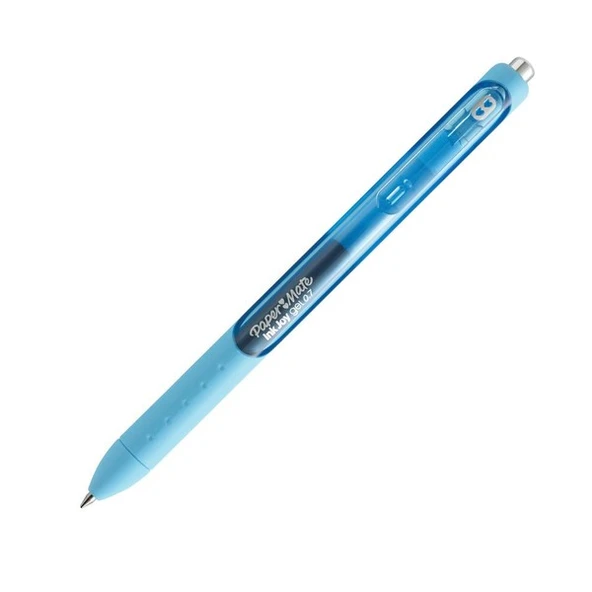 Paper Mate Inkjoy Gel Üstten Basmalı Jel Tükenmez Kalem Açık Mavi 1978316 (12 Li Paket) ürün görseli 1