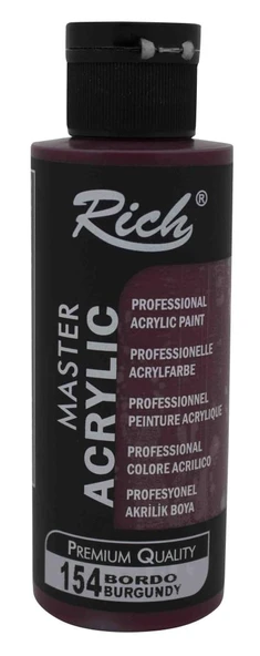 Rich Akrilik Boya Multi Surface 120 Cc Bordo 120-2162 ürün görseli 1