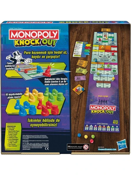 Monopoly Knockout Kutu Oyunu ürün görseli 1