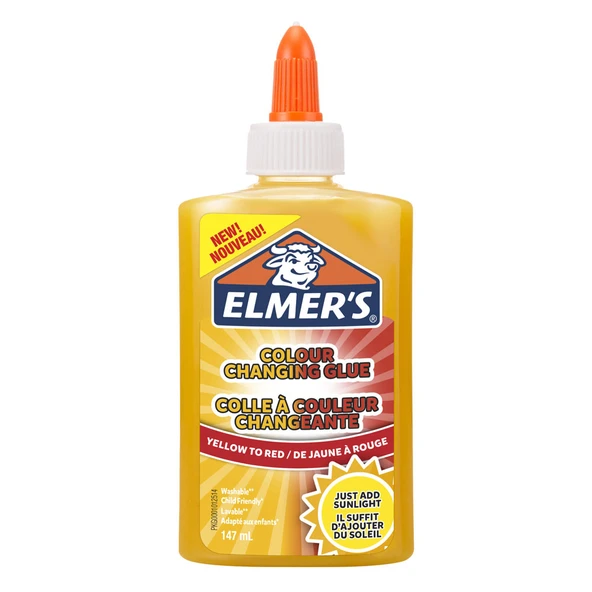 Elmers Renk Değiştiren Slime Yapıştırıcı Sarı 147 ML 2109498 ürün görseli 1