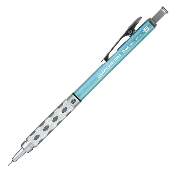 Pentel 0.5 Metal Gövdeli Gizli Uç Teknik Çizim Ve Yazı Versatil Kalem Mavi Pg1015C-Sx ürün görseli 1